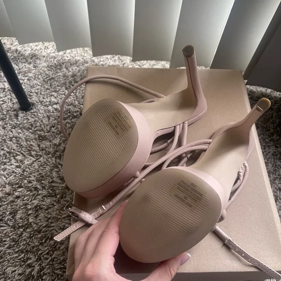 Steve Madden Women's Pink Strappy Heels - Picture 3 of 5